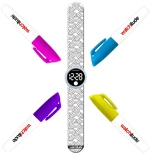 Watchitude Ψηφιακά ρολόγια τύπου Slap- Χρωμάτισέ το- Rainbow WTD-878