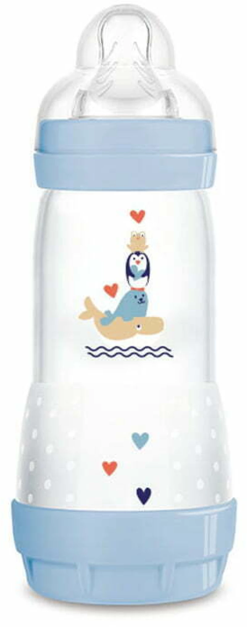 MAM Μπιμπερό Flow 320ml  Easy Start™ Anti-Colic Συλλογή Better Together 4m+ Μπλε 356SB