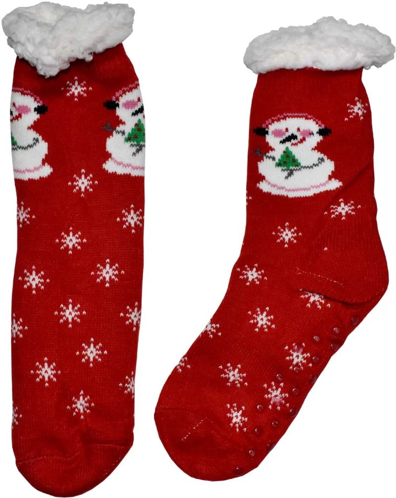 Καλτσοπαντόφλα Γυναικεία με Trendy Σχέδιο X'mas!