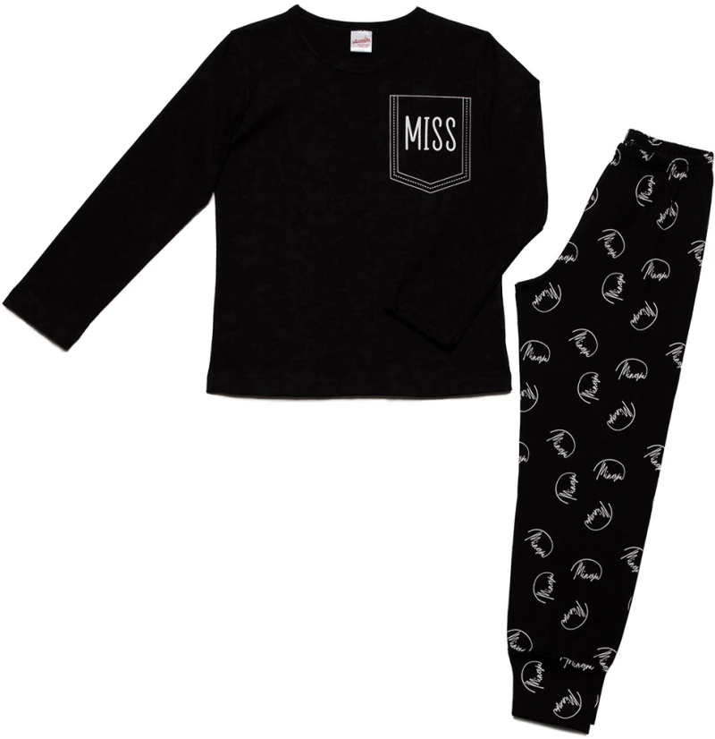 Minervakia Παιδική Πυτζάμα Κορίτσι “Miss” SW21/22 90-61926-045 - Minerva
