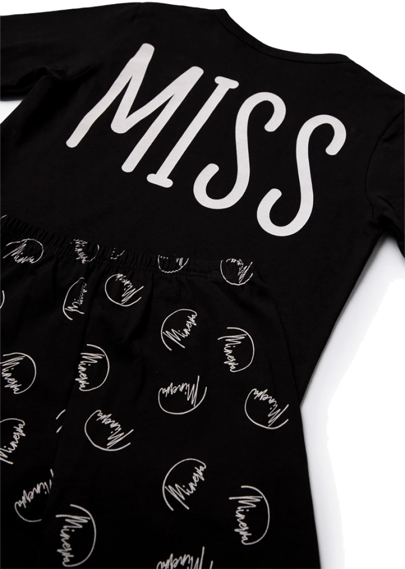 Minervakia Παιδική Πυτζάμα Κορίτσι “Miss” SW21/22 90-61926-045 - Minerva