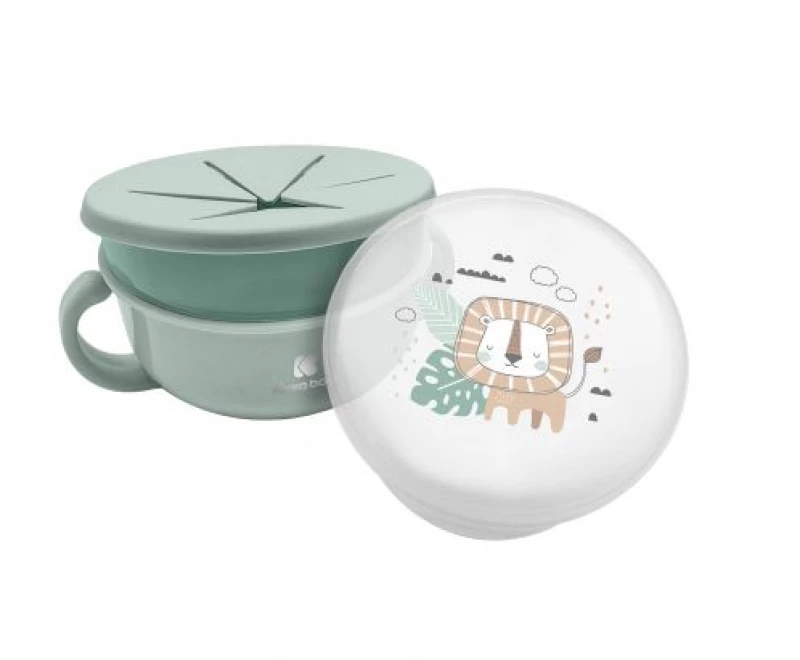 Kikka Boo Snack bowl 2 in 1 Savanna Mint 31302040130