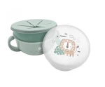 Kikka Boo Snack bowl 2 in 1 Savanna Mint 31302040130