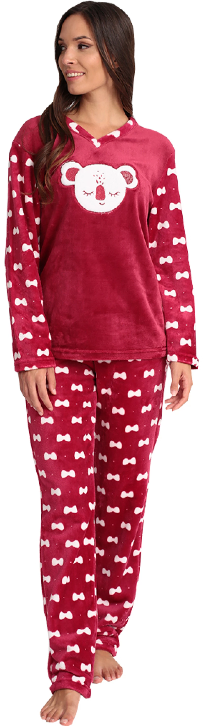 Lydia Creations Πυτζάμα Fleece SW22/23 22560-458 - Lydia Creations