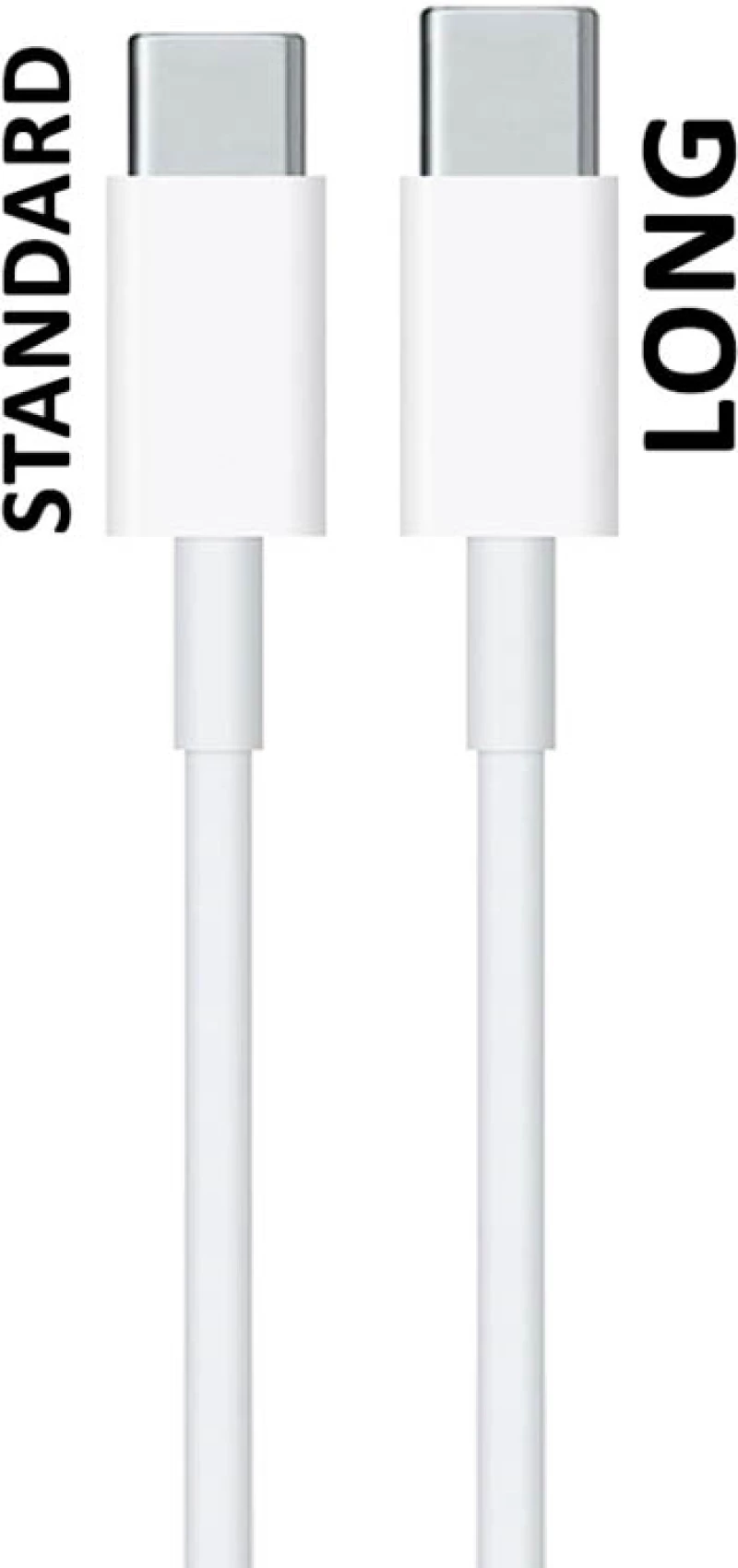 Καλώδιο Type C Long σε USB 2.4A Φόρτισης - Data 2m Λευκό LUC02 Lime