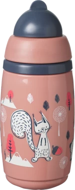 Tommee Tippee Κύπελλο ισοθερμικό με καλαμάκι ροζ 266ml 12m+ 447825