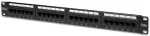 PATCH PANEL 24-PORT 1U CAT-5E UTP