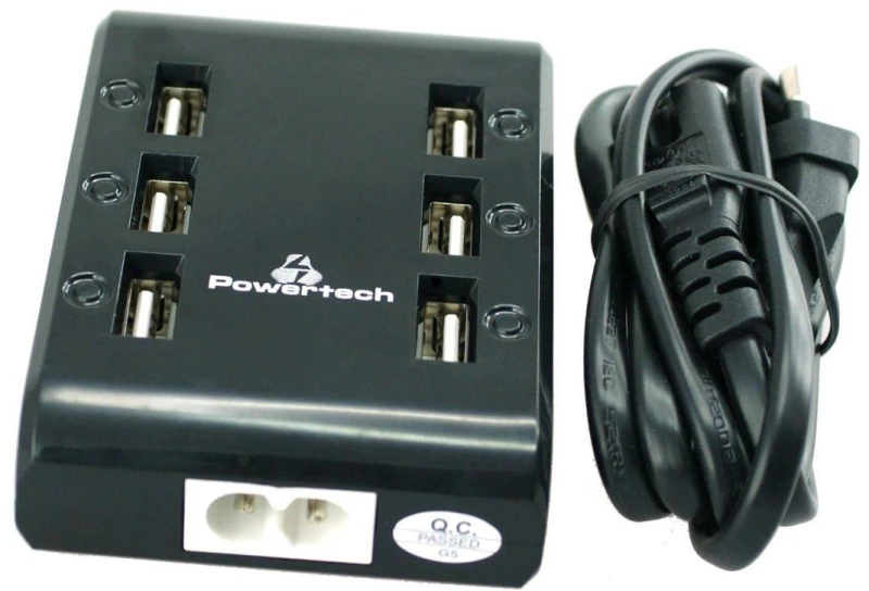 Φορτιστής POWERTECH 6 Ampere - 6 x USB