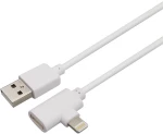 Καλώδιο 2A USB 2.0 σε Lightning M και Lightning F  Φόρτισης-Data 1m Well USB/LIGHTX2-1.0WE-WL