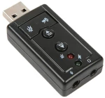 Εξωτερική κάρτα ήχου 7.1 USB to Jack 3.5mm F για PC/MAC/Linux