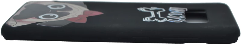 Θήκη σιλικόνης σχέδιο 'Rich BullDog' για Samsung S8 - μαύρο