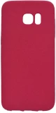Θήκη σιλικόνης TPU Ultra Slim 0.3mm soft υφή mat για Samsung S7 Edge - ροζ