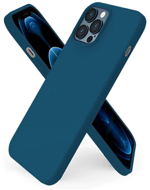 Θήκη Silky And Soft για iPhone 12 Pro Max - Μπλε Μαρίν
