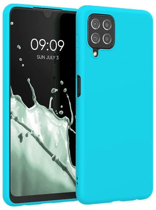 Θήκη σιλικόνης TPU Ultra Slim 0.3mm soft mat για Samsung Galaxy A22 4G - Γαλάζιο