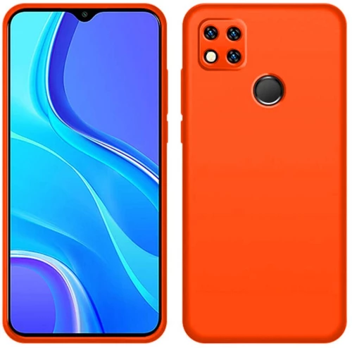 Θήκη σιλικόνης TPU Ultra Slim 0.3mm soft mat για Xiaomi Redmi 9C - Πορτοκαλί