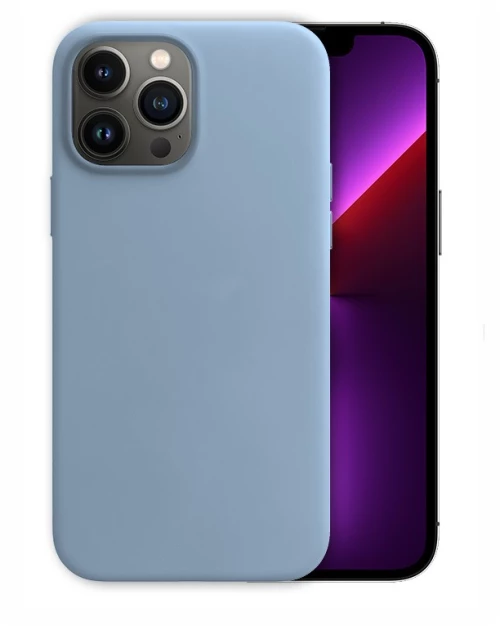 Θήκη Silky And Soft για iPhone 13 Pro - Baby Blue