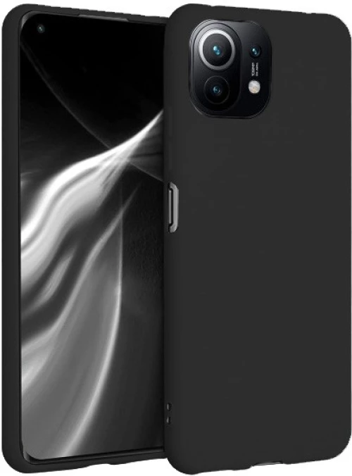 Θήκη Silky And Soft για Xiaomi Mi 11 Lite 4G / 5G - Μαύρο