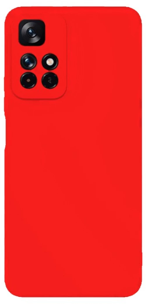 Θήκη σιλικόνης TPU Ultra Slim 0.3mm soft mat για Xiaomi Redmi Note 11 5G / Poco M4 Pro 5G - Κόκκινο