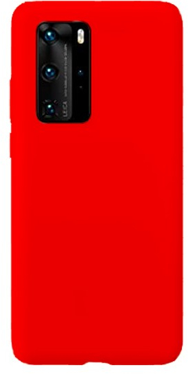 Θήκη σιλικόνης TPU Ultra Slim 0.3mm soft mat για Huawei P40 Pro - Κόκκινο