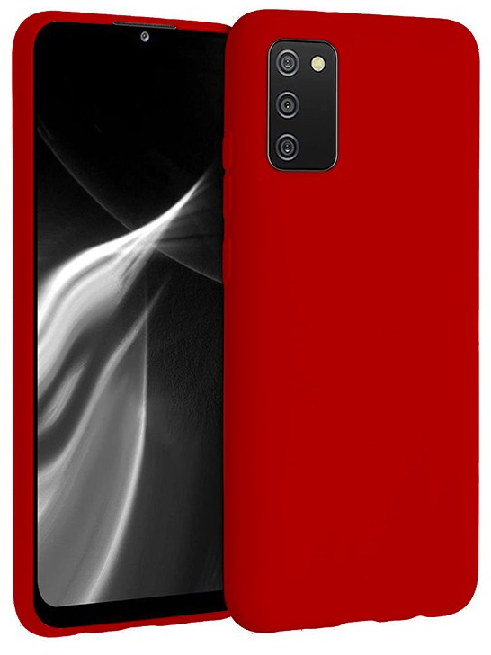 Θήκη Silky And Soft για Samsung Galaxy A02s - Κόκκινο