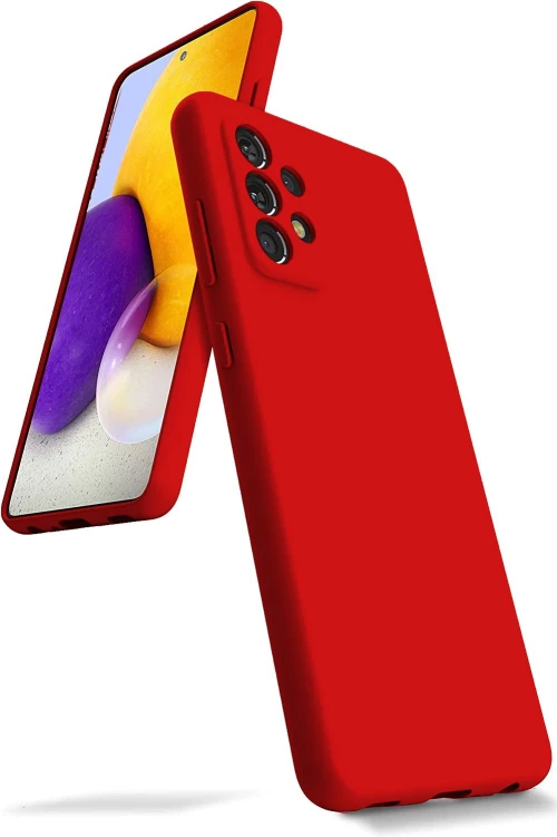 Θήκη Silky And Soft για Samsung A72 - Κόκκινο