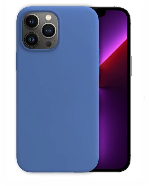 Θήκη Silky And Soft για iPhone 13 Pro Max - Μπλε