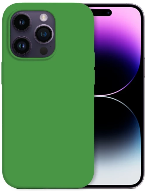Θήκη Silky And Soft για Apple iPhone 14 Pro - Πράσινο