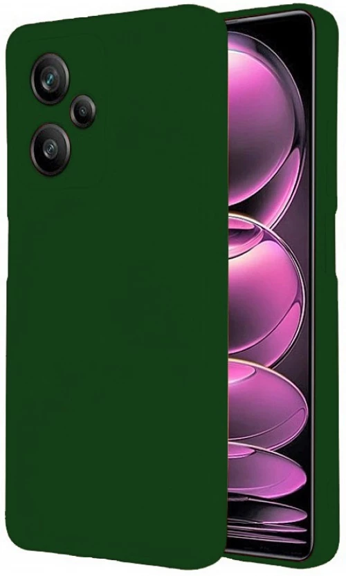 Θήκη Silky And Soft για Xiaomi Poco X5 / Redmi Note 12 - Σκούρο Πράσινο