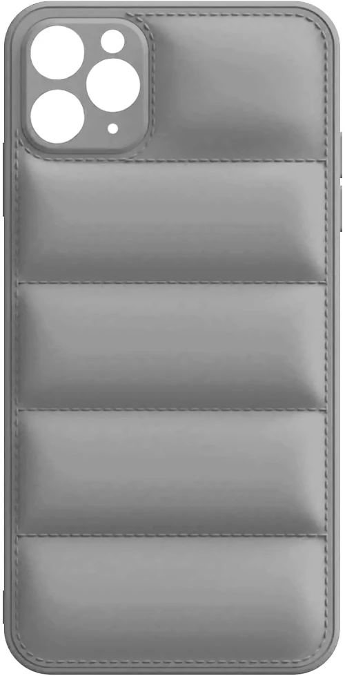 Θήκη Puffer για Apple iPhone 11 Pro Max - Ασημί