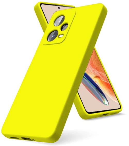 Θήκη Silky And Soft για Xiaomi Redmi Note 12 Pro 5G - Κίτρινο
