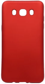 Θήκη σιλικόνης TPU Gel Ultra Thin mat για Samsung J5 2016 - κόκκινο