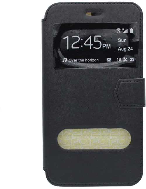 Θήκη flip με Call Display και STAND για Samsung J7 2017 - μαύρο