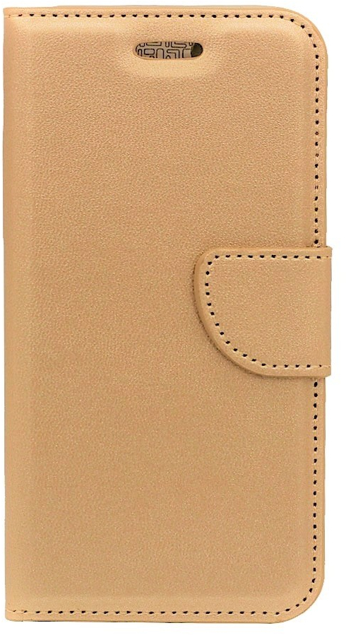 Θήκη flip με υποδοχή καρτών και δυνατότητα STAND για Realme C11 - Χρυσό