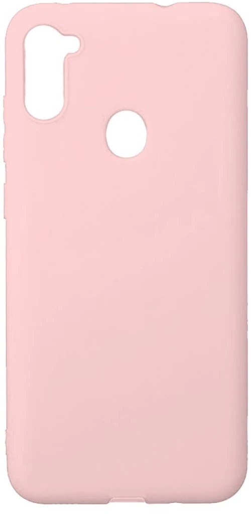 Θήκη σιλικόνης TPU Ultra Slim 0.3mm soft mat για Samsung Galaxy A11/M11 - Ροζ