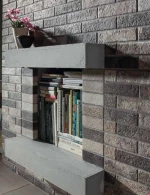 Πλακάκι Γρανίτης Τοίχου London Brown Brick 6x25