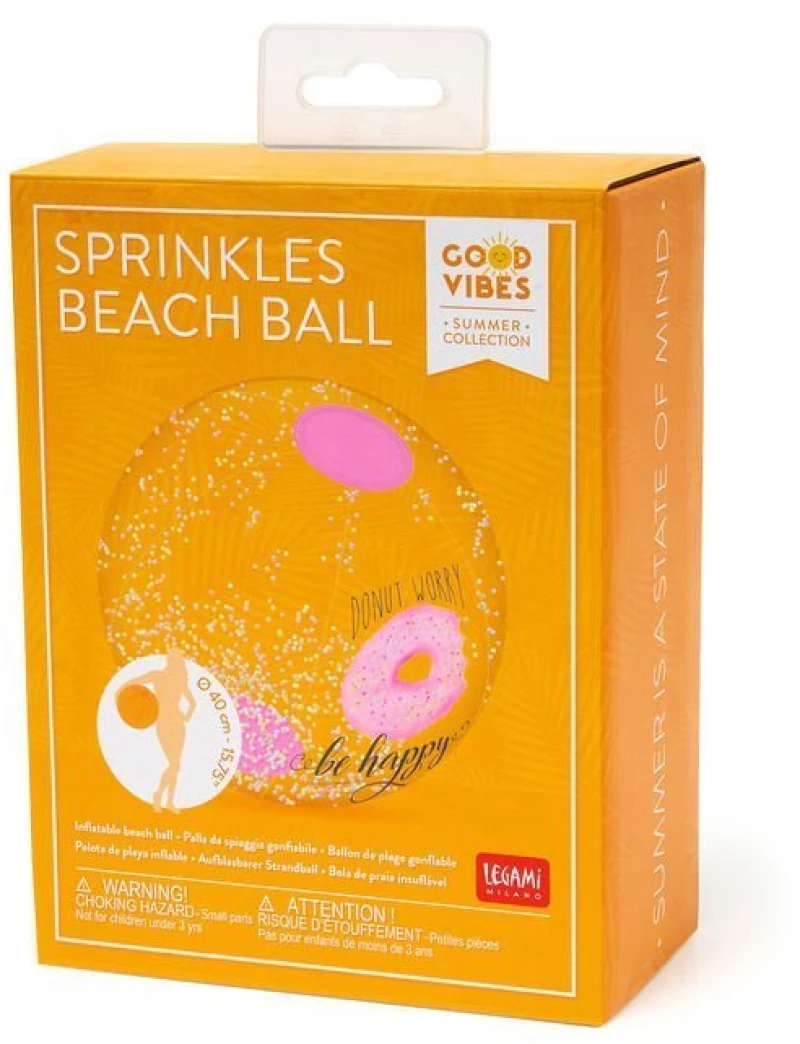 Φουσκωτή Μπάλα Θαλάσσης Legami Milano Donut 12x6x16cm Ροζ BB0004