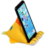 Βάση Κινητού Thinking Gifts Plusheez Birdie 10x8.5x12cm Κίτρινη