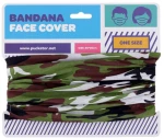 Μπαντάνα / Μάσκα Προσώπου Puckator Camouflage 23x46cm Πολύχρωμη BAND04