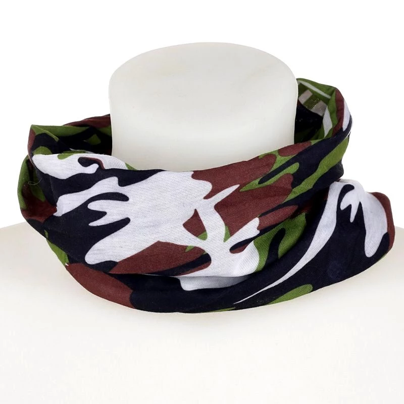 Μπαντάνα / Μάσκα Προσώπου Puckator Camouflage 23x46cm Πολύχρωμη BAND04