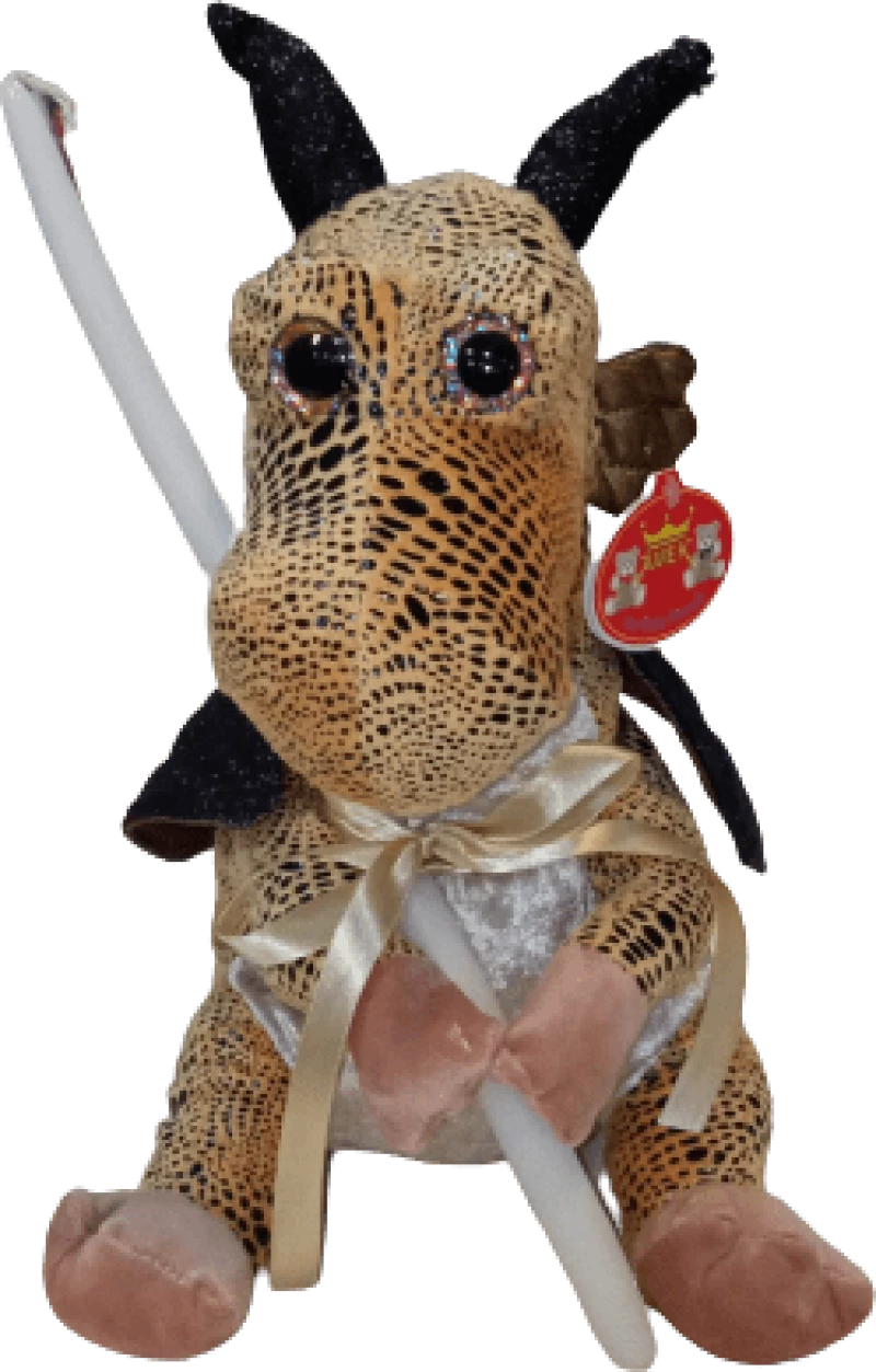 Λαμπάδα Dino 32εκ (Kίτρινο)