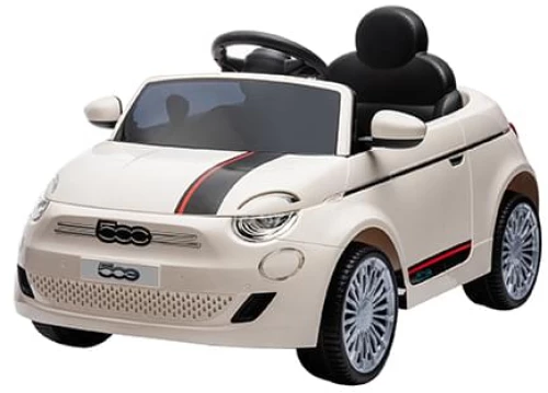 GLOBO Ηλεκτροκίνητο Αυτοκίνητο FIAT 500E Cabrio 12V (Άσπρο)