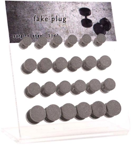 Σκουλαρίκι τάπα Stainless Steel