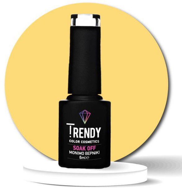 ΗΜΙΜΟΝΙΜΟ ΒΕΡΝΙΚΙ TRENDY - No140 BUTTER - 6ml