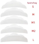 EYELASH PADS ΣΙΛΙΚΟΝΗΣ 5 ΖΕΥΓΗ (S, M, M1, M2, L)
