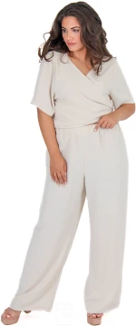Crop Top Κρουαζέ Δέσιμο - MP883.ECRU