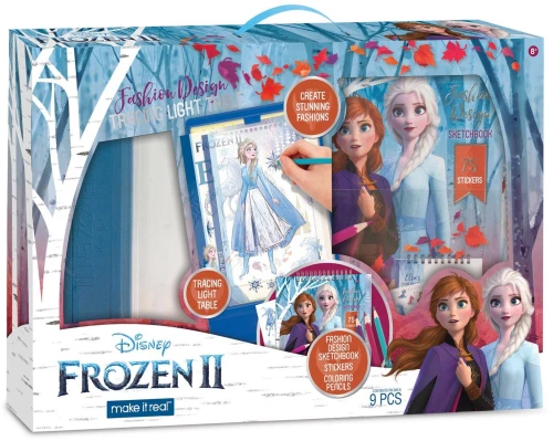 Make it Real Disney Frozen II: Fashion Design Tracing Light Table (4254)