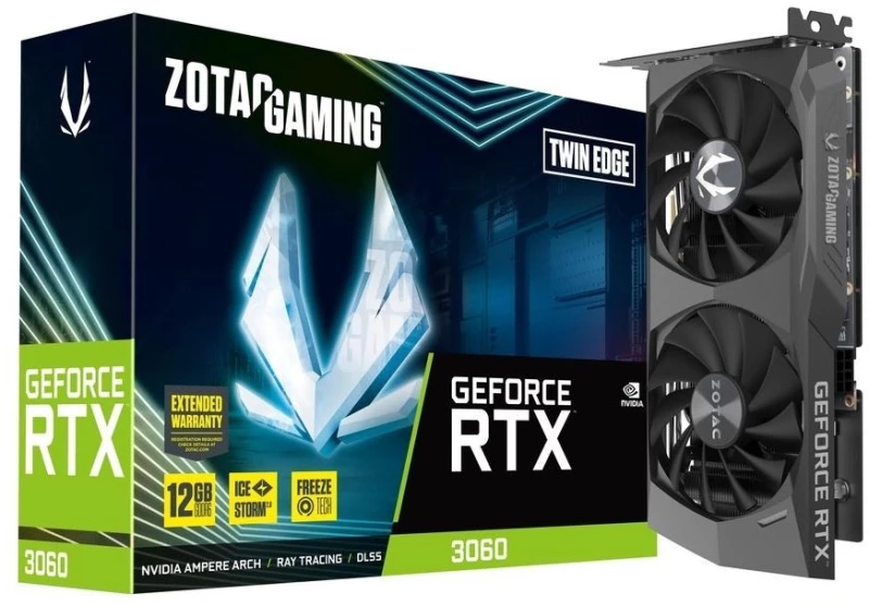 Κάρτα Γραφικών GeForce RTX 3060 Twin Edge 12GB GDDR6 192bit LHR 3DP/HDMI