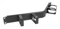 Delock Cable Management 66667, Rack 19"/1U, 4X Γάντζοι, Γωνιακό, Μαύρο
