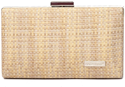 Τσάντα φάκελος clutch -21891 - Apricot