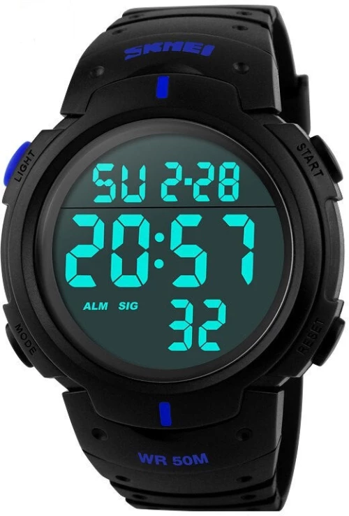 Skmei SK100 - Αδιάβροχο 50M Blue